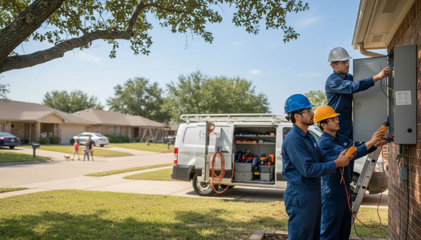 Certified electrician providing emergency electrical services in Orrick, MO